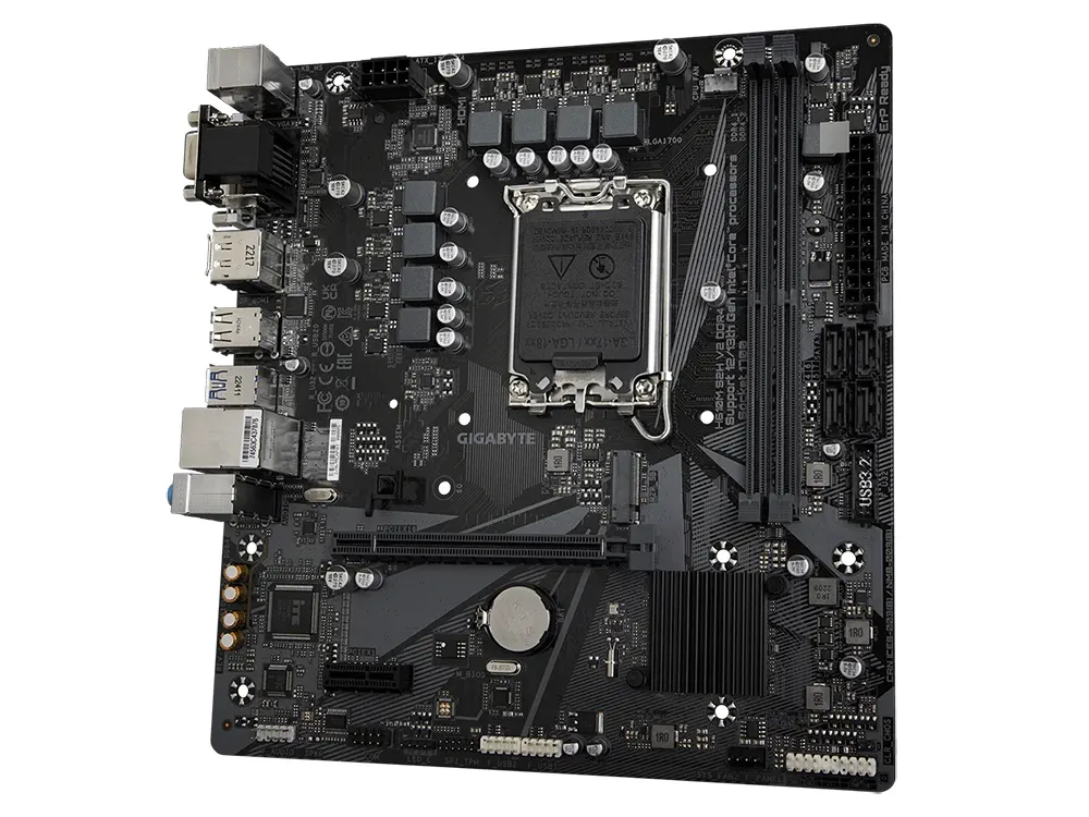 Материнская плата Gigabyte H610M S2H V2 DDR4, LGA1700, Intel H610, Micro-ATX