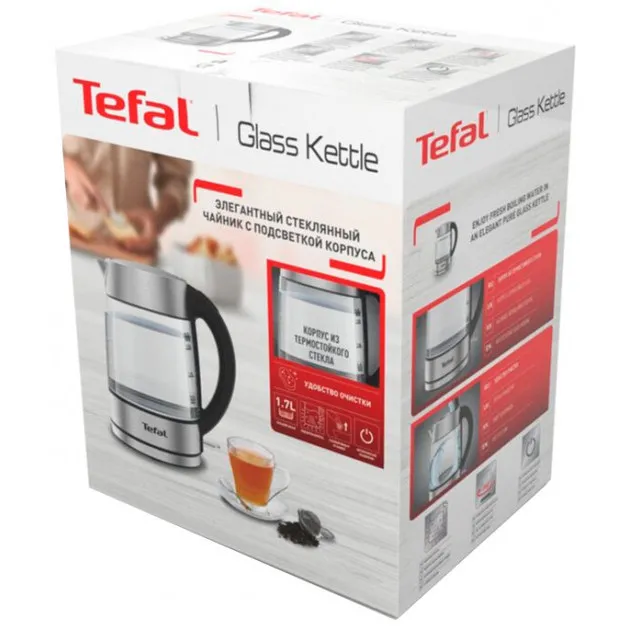 Электрочайник Tefal KI772D38, Серебристый