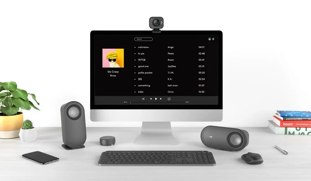 Компьютерные колонки 2.1 Logitech Z407, Чёрный