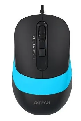 Мышь A4Tech FM10, Черный/Синий