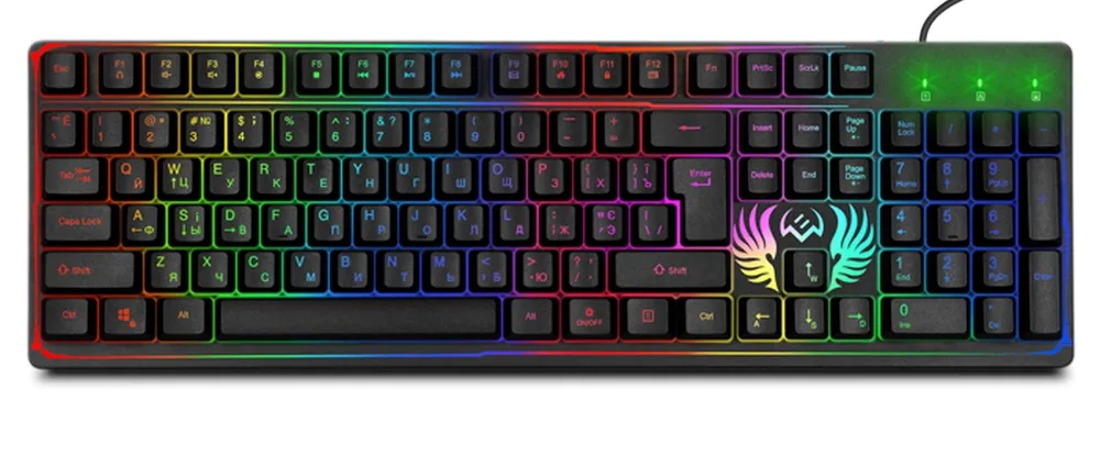 Tastatură SVEN KB-G8000, Cu fir, Negru