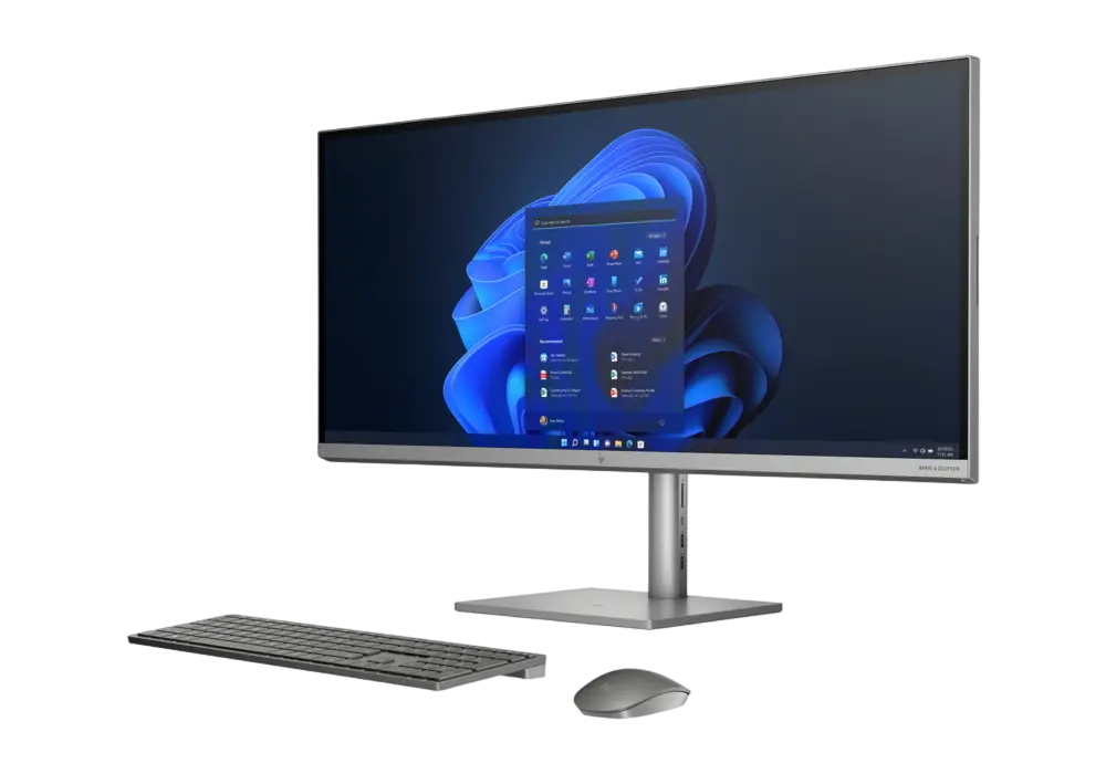 Computer All-in-One HP ENVY 34, 34", Intel Core i7-11700, 32GB/1000GB, Windows 11 Home, Argintiu