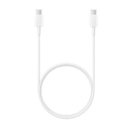 Зарядный кабель Samsung EP-DA705BWRGRU, USB Type-C/USB Type-C, 1м, Белый
