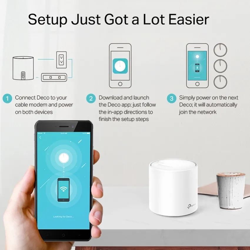 Домашняя Mesh Wi-Fi система TP-LINK Deco X20 (2-pack), Белый