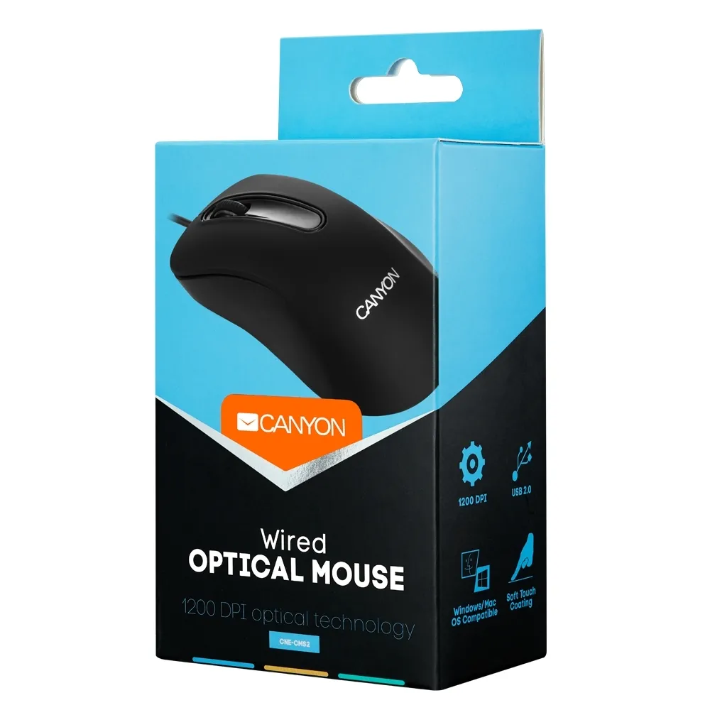 Мышь Canyon Barbone, Чёрный