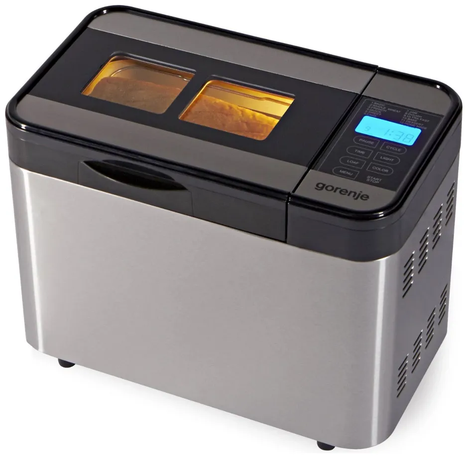 Mașină de pâine Gorenje BM1400 E, Argintiu