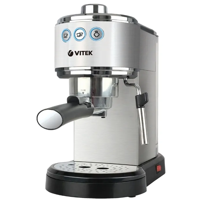 Espressor manual VITEK VT-1515, 1350W, Argintiu