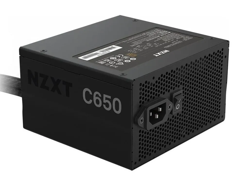 Блок питания для компьютеров NZXT C650 Bronze, 650Вт, ATX, Полумодульный
