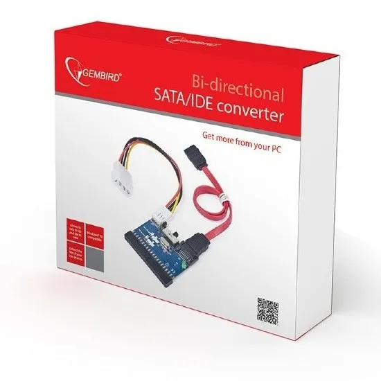Converter Gembird SATA-IDE-2, Multicolor