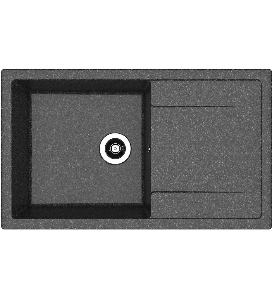 Кухонная мойка из камня Dr.Gans Tehno 860х510х217 чёрный