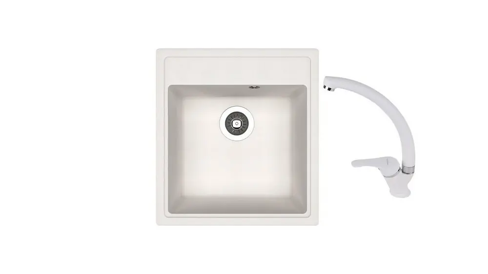 НАБОР мойка Dr Gans Nika 470 + SanDonna F 1069 белый