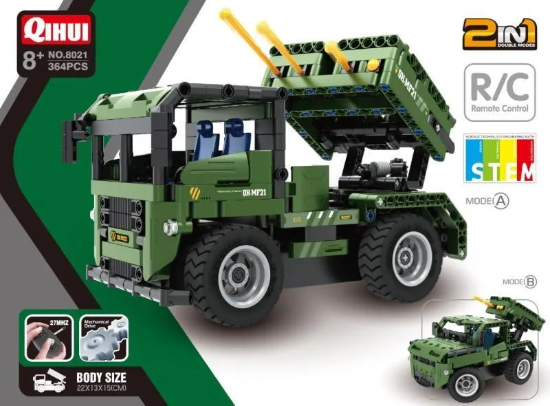 Constructor cu telecomandă XTech Rocket Launcher