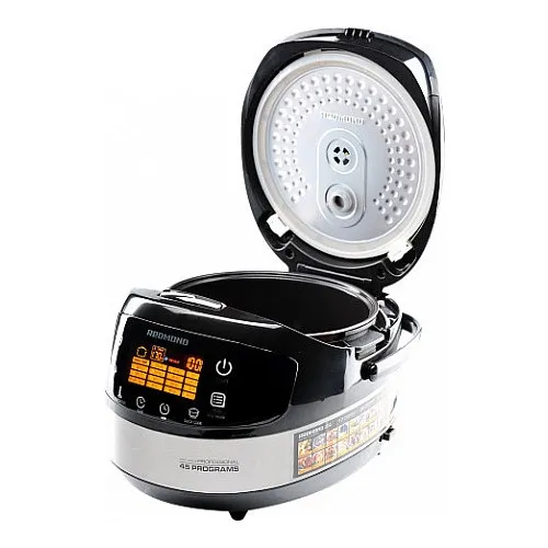 Мультиварка Redmond RMC-M90EU, Черный/ Нержавеющая Сталь