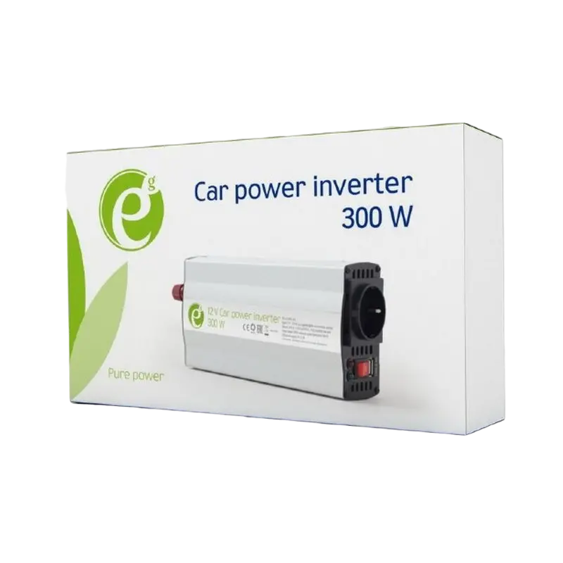 Invertor Auto Energenie EG-PWC-042, 300W, Alb