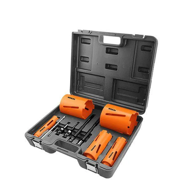 Set de 11 burghie de baza diamantate WOKIN (Industrial)