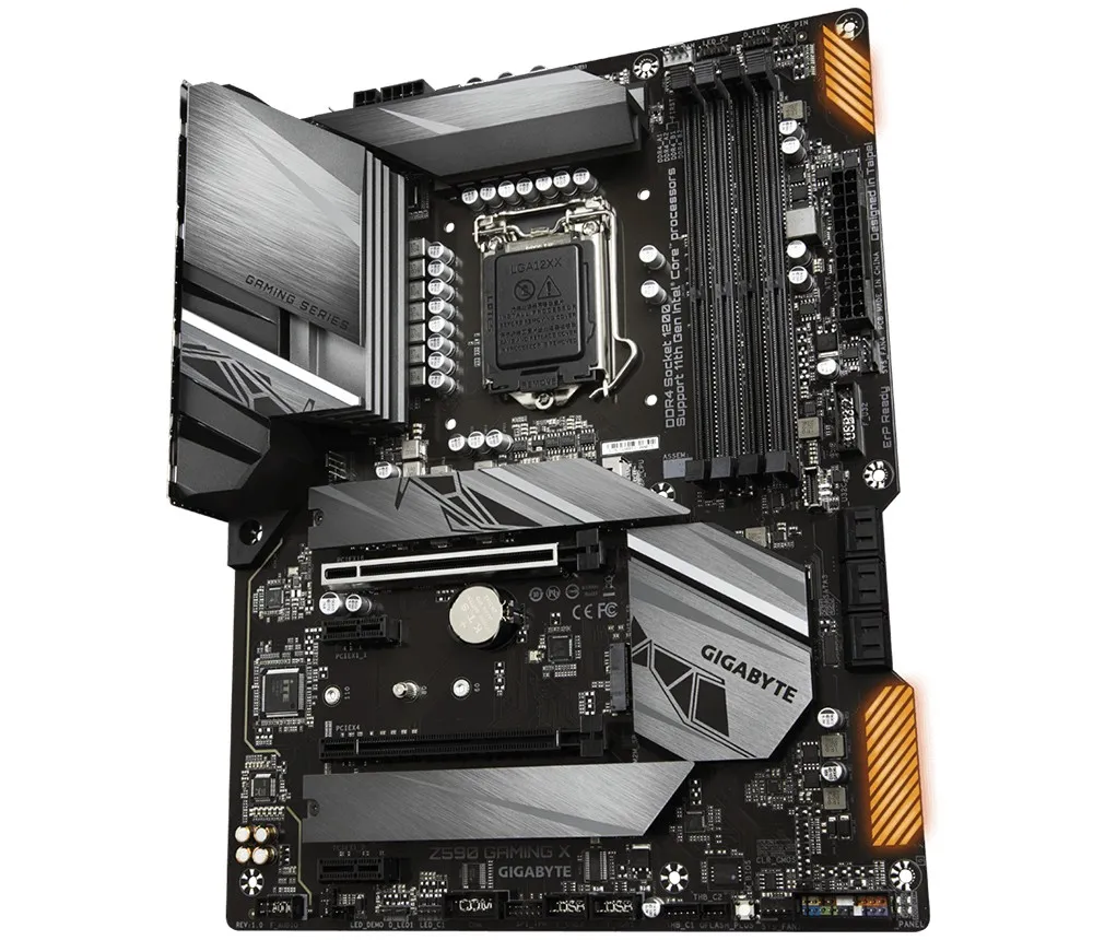 Материнская плата Gigabyte Z590 GAMING X, LGA1200, Intel Z590, ATX