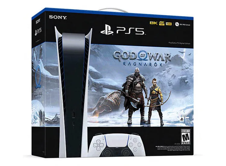 Consolă de jocuri SONY PlayStation 5, Alb, "God of War Ragnarök"