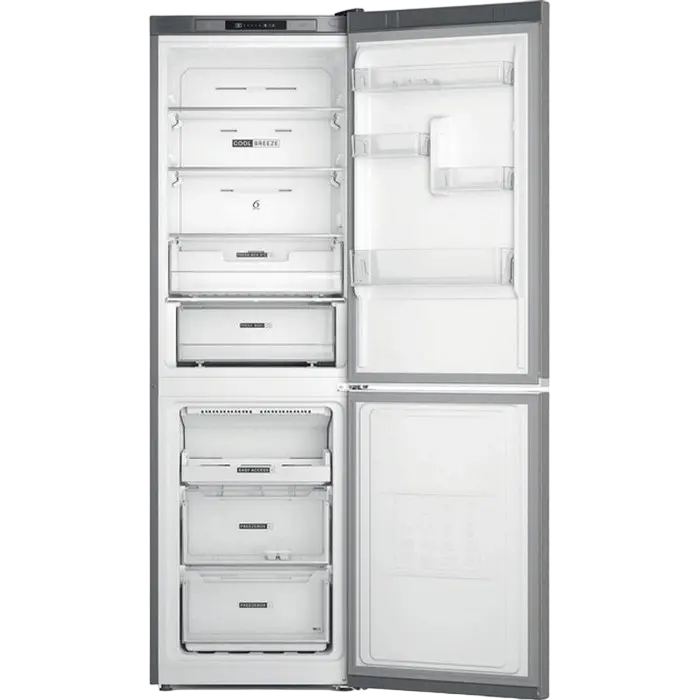 Frigider Whirlpool W7X 82I OX, 6th Sense, Oțel inoxidabil