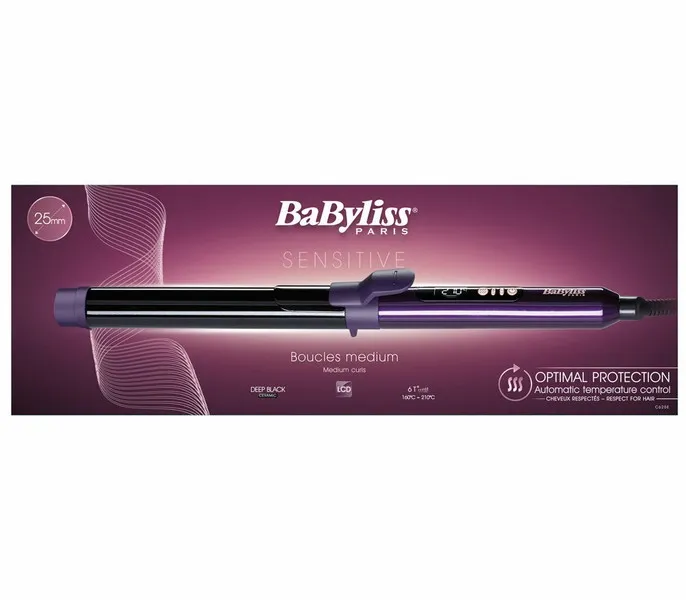 Плойка BaByliss C625E, Чёрный | Фиолетовый