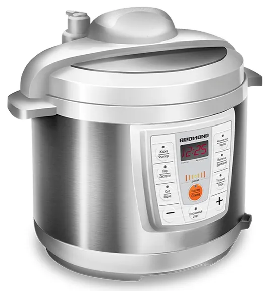 Aparat de gătit multifuncțional sub presiune Redmond RMC-PM4506E, Oțel inoxidabil