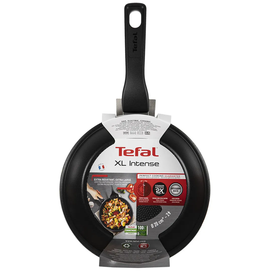 Сковорода Tefal C3840253, 20см, Чёрный