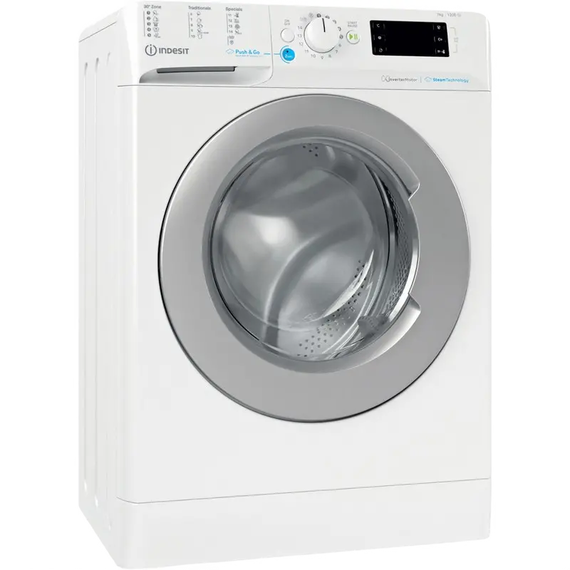 Mașină de spălat Indesit BWSE 71295 WSV EU, 7 kg, Alb