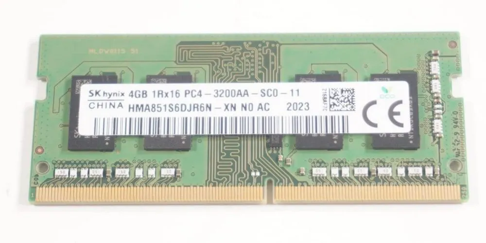 Оперативная память Hynix HMA851S6DJR6N-XNN0, DDR4 SDRAM, 3200 МГц, 4Гб, Hynix 4GB DDR4 3200 1.2V