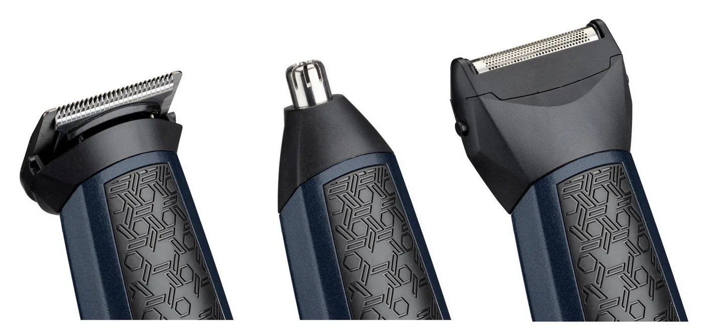 Trimmer pentru bărbați BaByliss 8-in-1 Carbon Steel Multi Trimmer MT728E, Negru