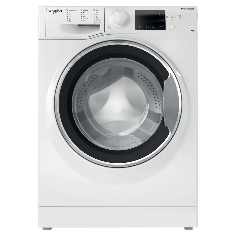 Mașină de spălat Whirlpool WRBSB 6228 W EU, 6kg, Alb