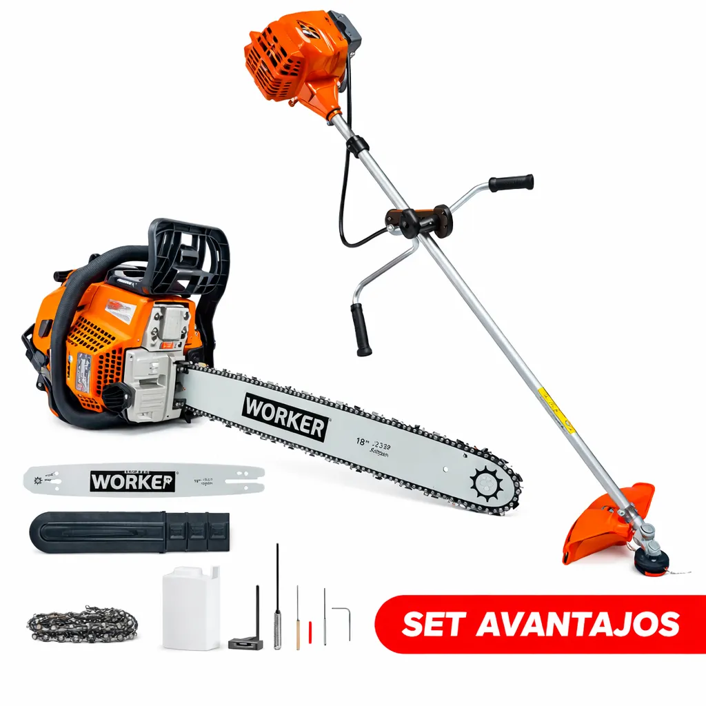 TikTok Мотокоса BC 52 PRO и Бензопила Techno DB5802 PRO TechnoWorker