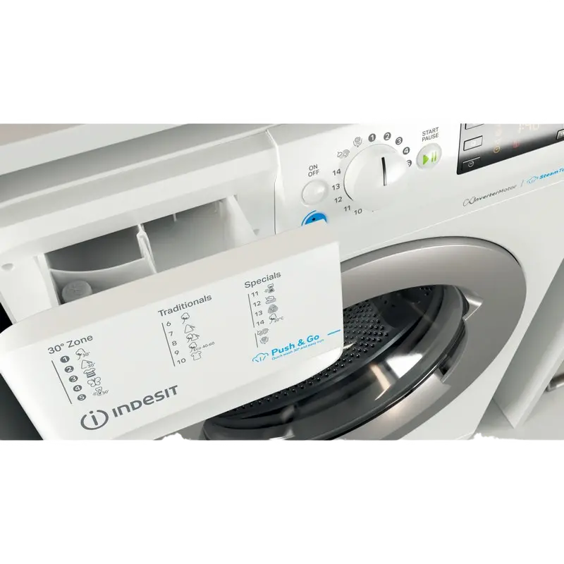 Mașină de spălat Indesit BWSE 71295 WSV EU, 7 kg, Alb