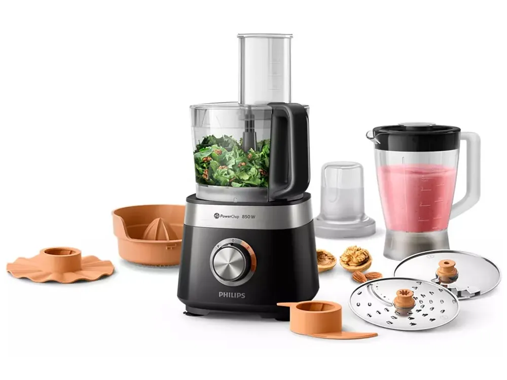 Robot de bucătărie PHILIPS HR7530/10, Negru