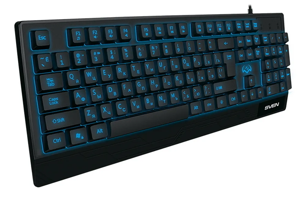 Tastatură SVEN KB-G8300, Cu fir, Negru