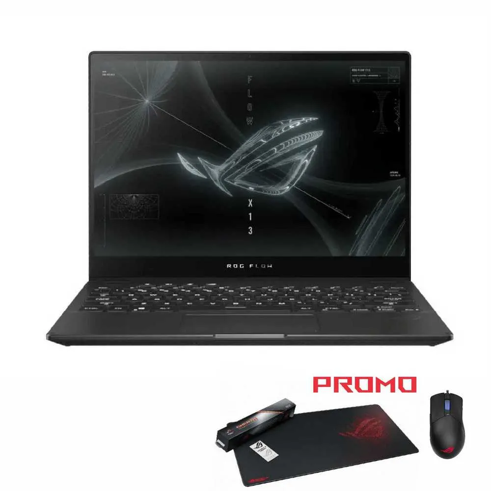 Laptop Gaming 13,4" ASUS ROG Flow X13 GV301QH, OffBlack, AMD Ryzen 9 5980HS, 32GB/1024GB, Fără SO