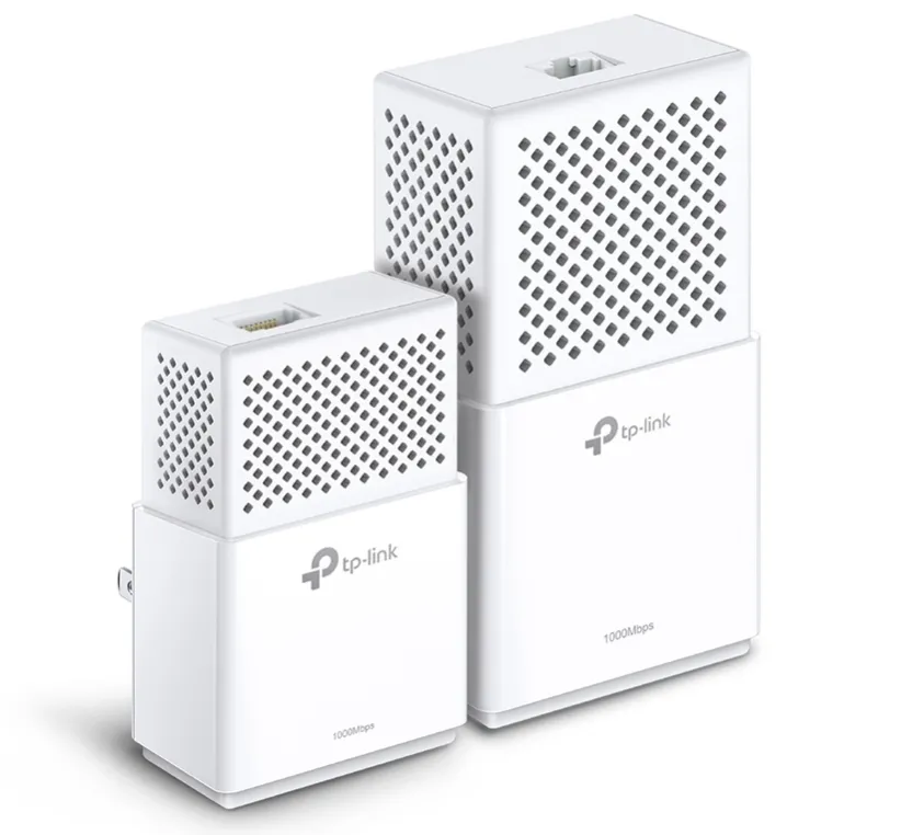 Адаптер Powerline TP-LINK TL-WPA7510 KIT, AV1000, 1000 Мбит/с, Белый