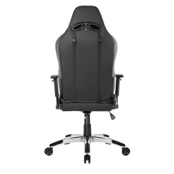 Scaun de birou AKRacing OFFICE Obsidian, PU Piele, Negru