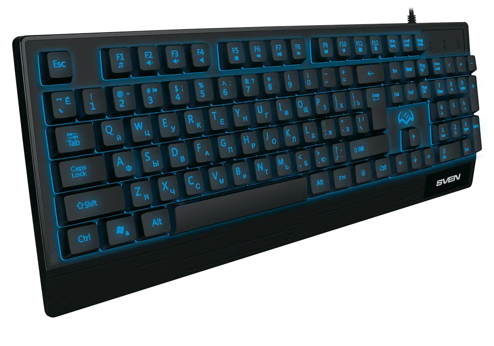 Tastatură SVEN KB-G8300, Cu fir, Negru