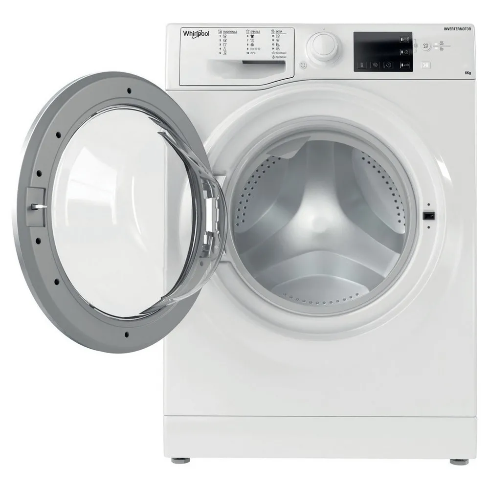 Mașină de spălat Whirlpool WRBSB 6228 W EU, 6kg, Alb