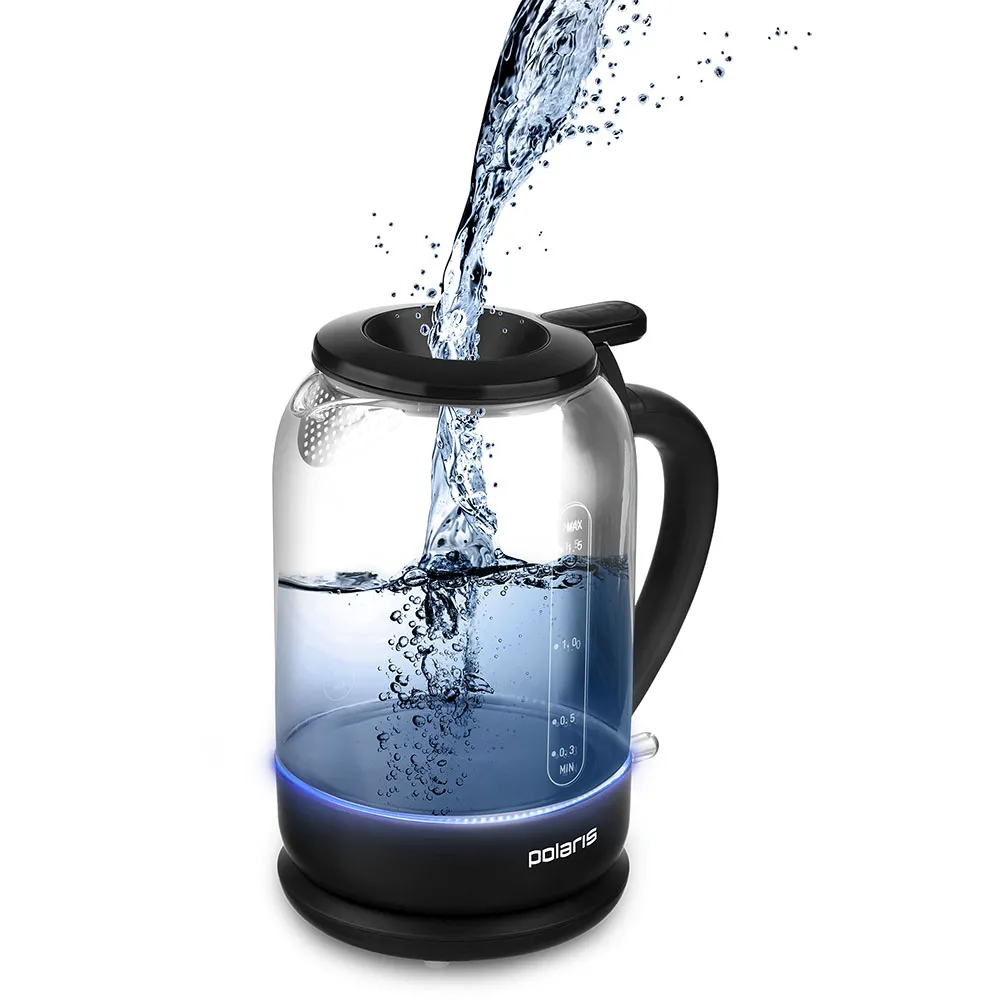 Fierbător electric Polaris PWK 1759CGL, Negru