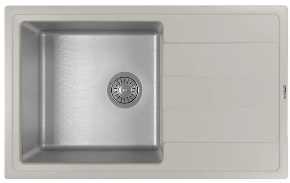 Кухонная мойка из кварца/нержав. Florentina-COMBI 780 Gri