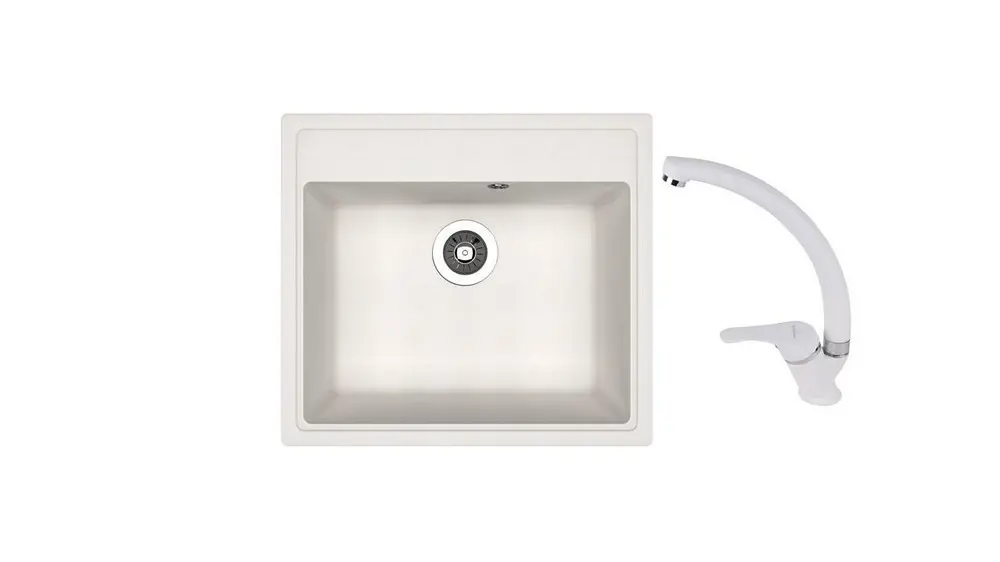 НАБОР мойка Dr Gans Nika 570 + SanDonna F 1069 белый