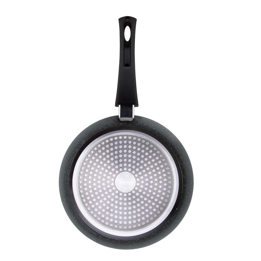 Сковорода глубокая RESTO 93042, 28см, Чёрный