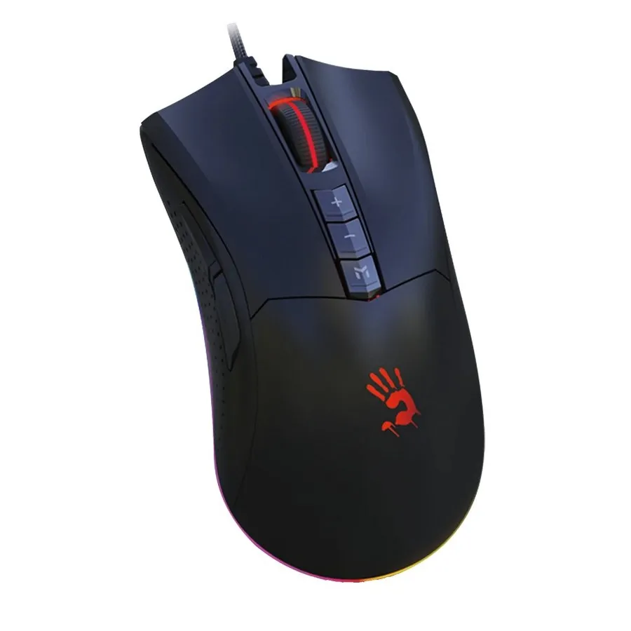 Gaming Mouse Bloody ES9, Optical, 100-6200 dpi, 8 buttons, 220IPS, 30G, Macro, Ergonomic, RGB, USB