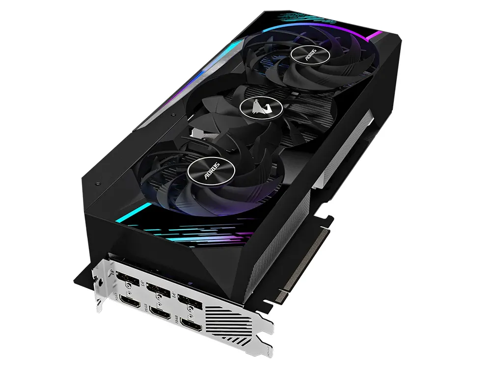 Placă Video Gigabyte GV-N3080AORUS M-12GD, 12GB GDDR6X 384bit