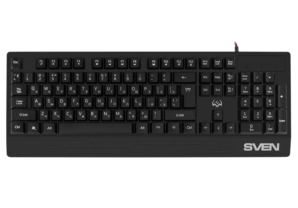 Tastatură SVEN KB-G8300, Cu fir, Negru