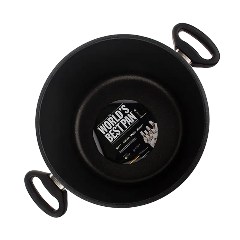 Кастрюля AMT Gastroguss AMT-926-E-Z500-L, 6,5л, 26см, Чёрный