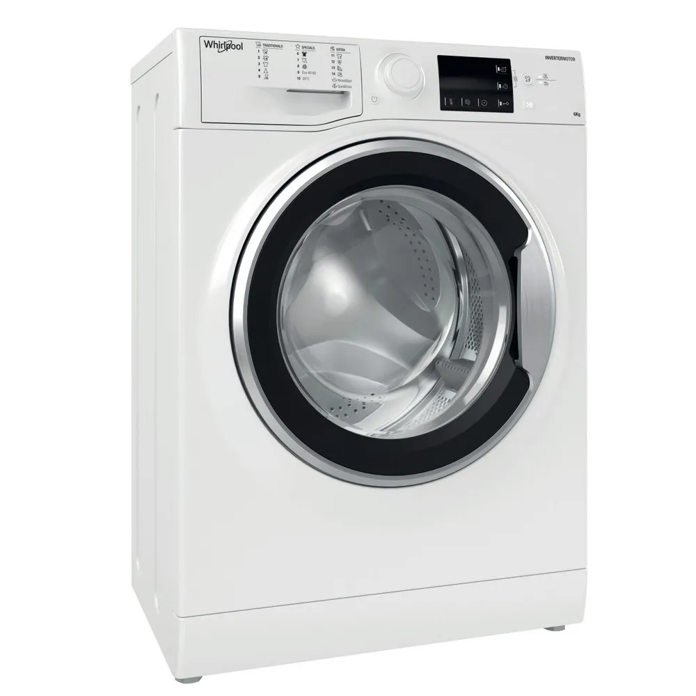 Mașină de spălat Whirlpool WRBSB 6228 W EU, 6kg, Alb