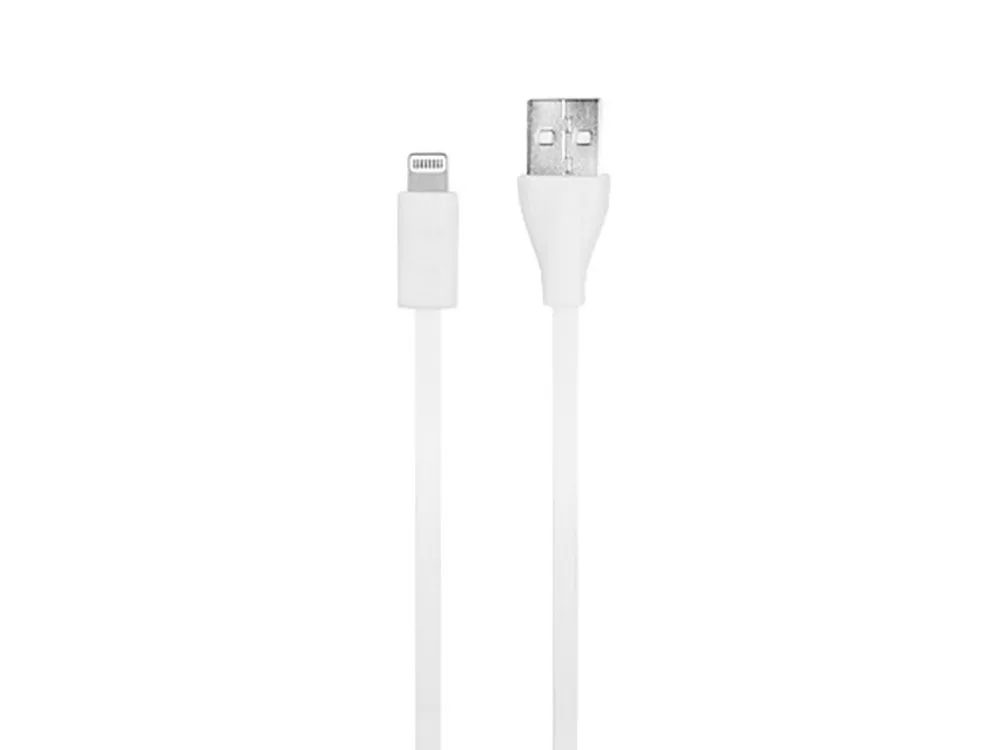 Кабель для зарядки и синхронизации Xpower Lightning cable, Flat, USB Type-A/Lightning, 1м, Белый