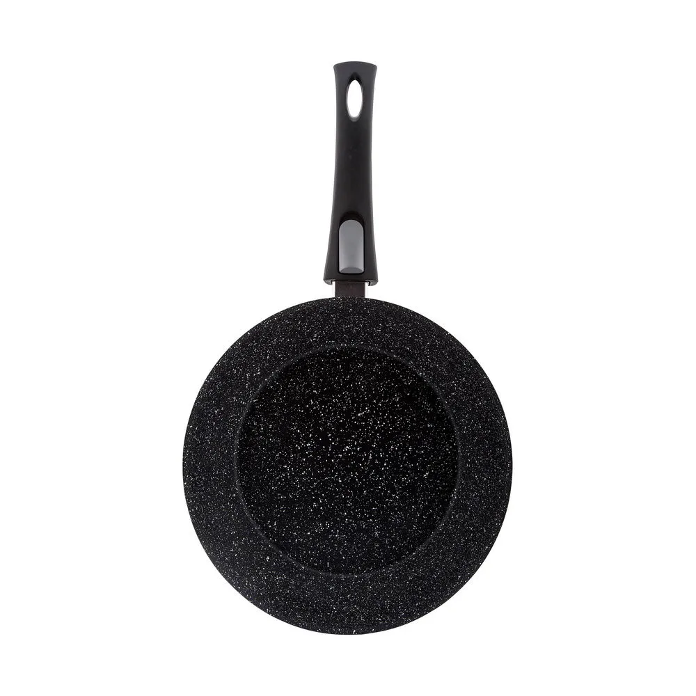 Сковорода глубокая RESTO 93042, 28см, Чёрный