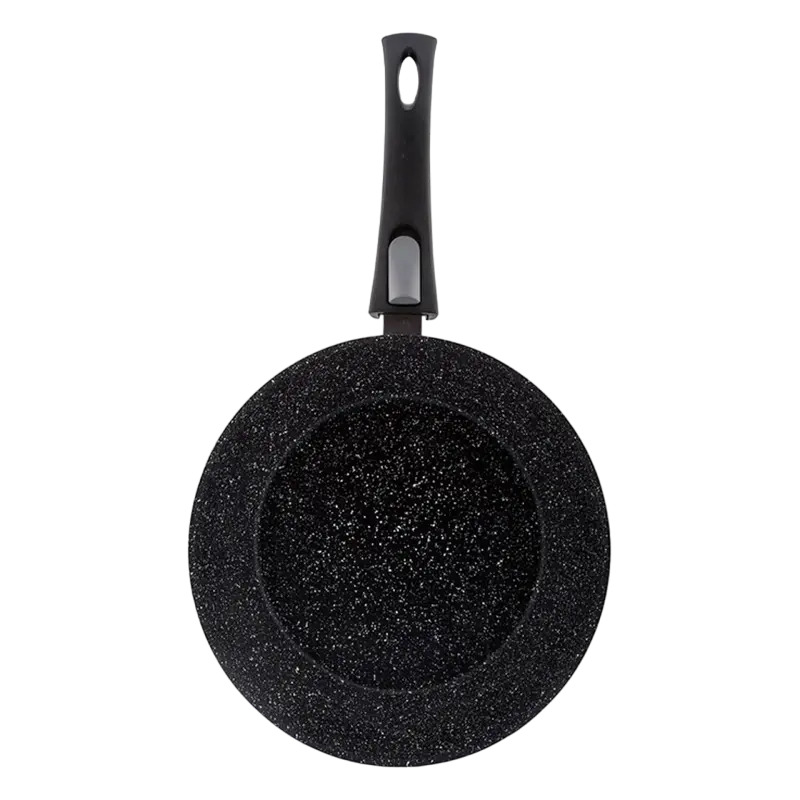 Сковорода глубокая RESTO 93042, 28см, Чёрный